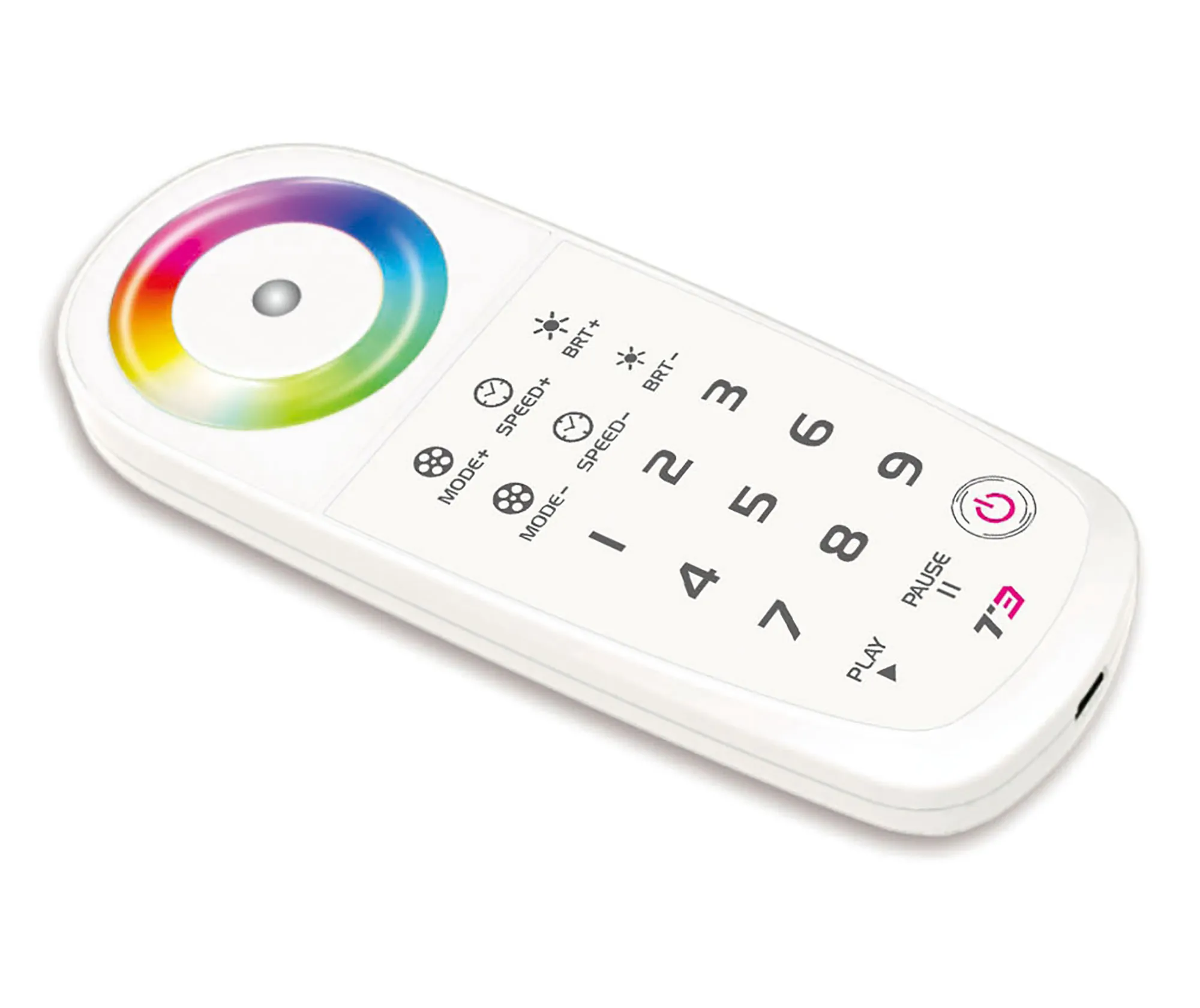 Touch RGB 2.4GHz RF Remote Control.5Vdc Built-in Lithium Battery, 30 range, IP20. T3  LTECH Remote Control